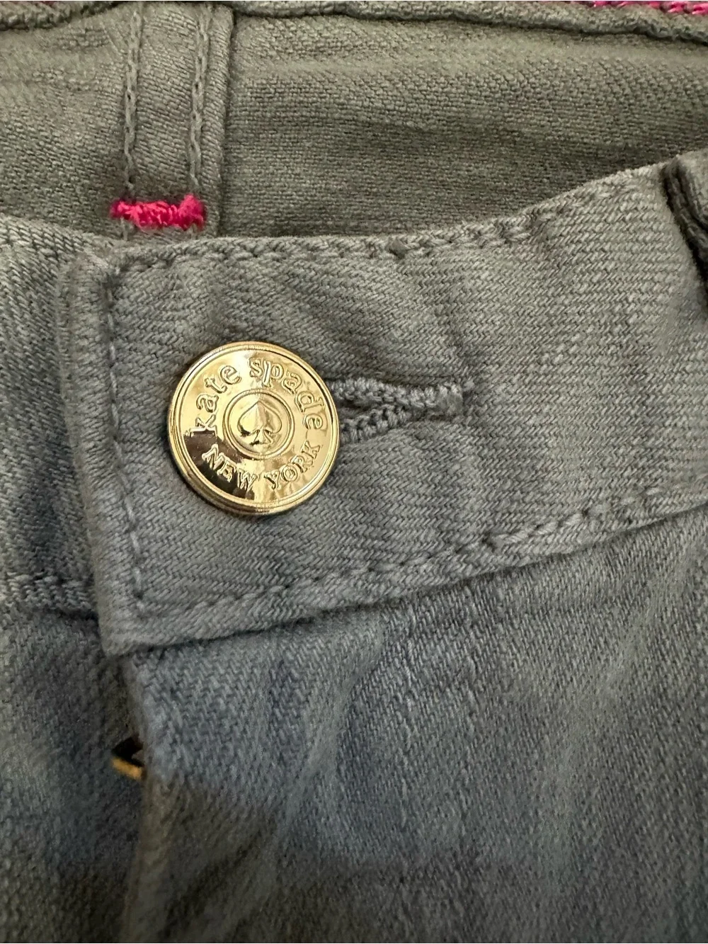 kate spade Slim Gray Skinny Jeans